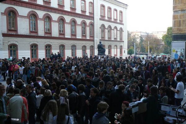 Policijska represija nad beogradskim studentima